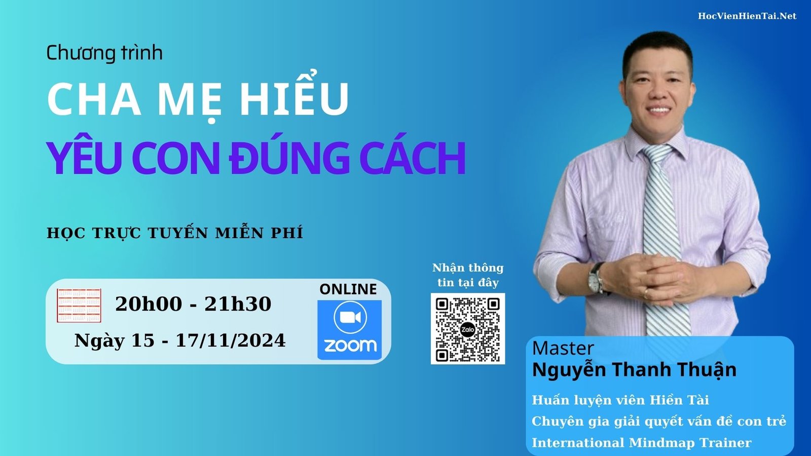 Cha mẹ hiểu yêu con đúng cách